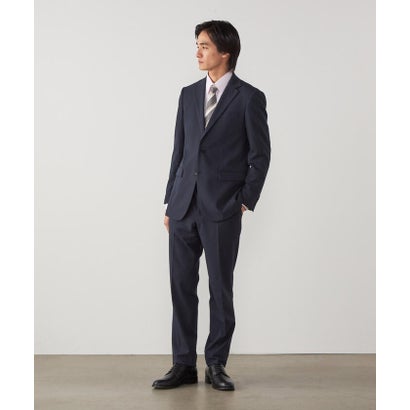 【セットアップ対応】撥水/ストレッチ ポリエステル  レーヨンストレッチギャバ  ジャケット （ブラック）｜詳細画像