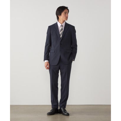 【セットアップ対応】撥水/ストレッチ ポリエステル レーヨンストレッチギャバ パンツ （ネイビー）｜詳細画像