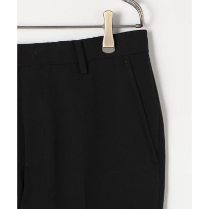 【セットアップ対応】撥水/ストレッチ ポリエステル レーヨンストレッチギャバ パンツ （ブラック）｜詳細画像