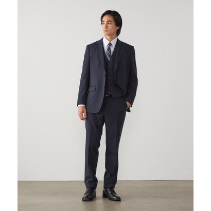 【セットアップ対応】撥水/ストレッチ ポリエステル レーヨンストレッチギャバ パンツ （ブラック）｜詳細画像