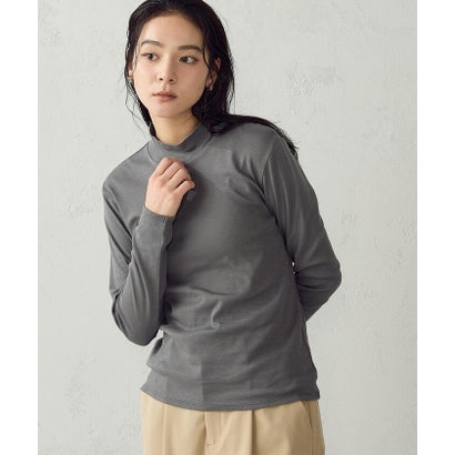 あったか ハイネックTシャツ （ホワイト）｜詳細画像