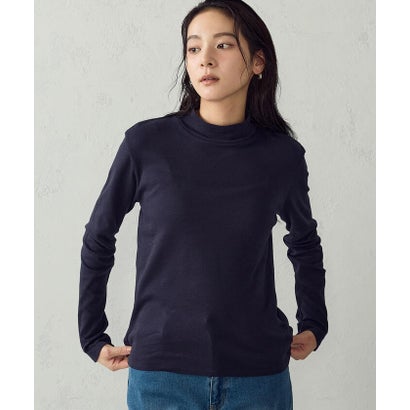 あったか ハイネックTシャツ （ホワイト）｜詳細画像