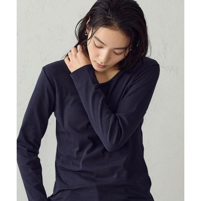 あったか クルーネックTシャツ （ホワイト）｜詳細画像