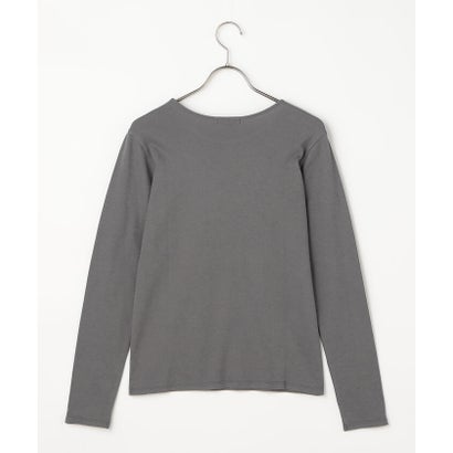 あったか クルーネックTシャツ （ネイビー）｜詳細画像