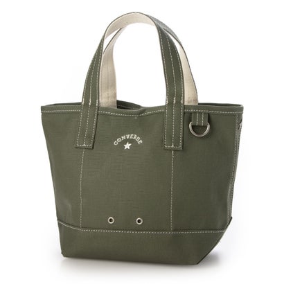 CV AS CANVAS TOTE BAG S （カーキ）｜詳細画像
