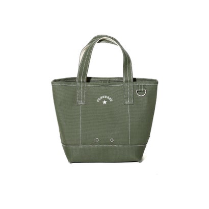 CV AS CANVAS TOTE BAG S （カーキ）｜詳細画像