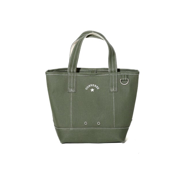 CV AS CANVAS TOTE BAG S （カーキ）