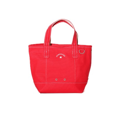 CV AS CANVAS TOTE BAG S （レッド）｜詳細画像