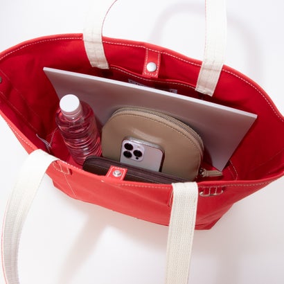 CV AS CANVAS TOTE BAG M （レッド）｜詳細画像