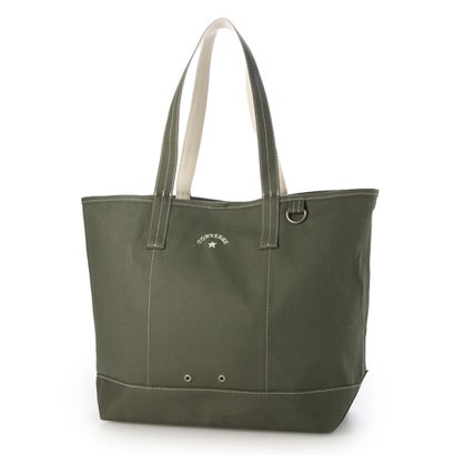 CV AS CANVAS TOTE BAG M （カーキ）｜詳細画像