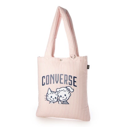 CV OG STRIPE PUFFING TOTE （ピンク）｜詳細画像