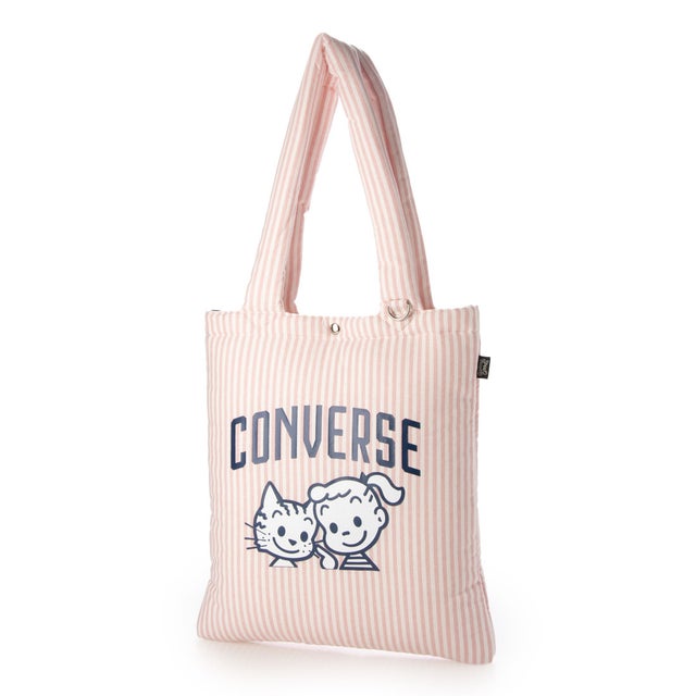 CV OG STRIPE PUFFING TOTE （ピンク）