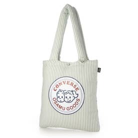 CV OG STRIPE PUFFING TOTE （グリーン）