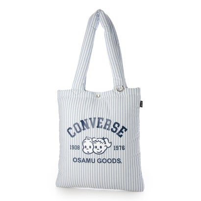 CV OG STRIPE PUFFING TOTE （サックスブルー）｜詳細画像