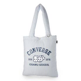 CV OG STRIPE PUFFING TOTE （サックスブルー）