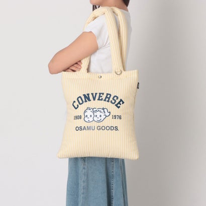CV OG STRIPE PUFFING TOTE （イエロー）｜詳細画像