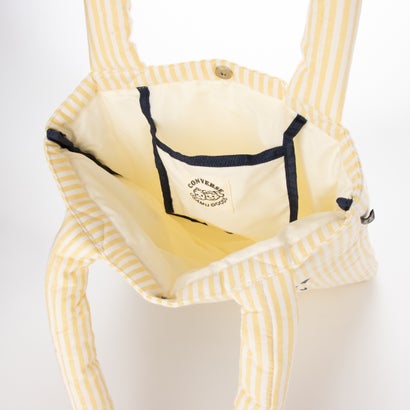 CV OG STRIPE PUFFING TOTE （イエロー）｜詳細画像
