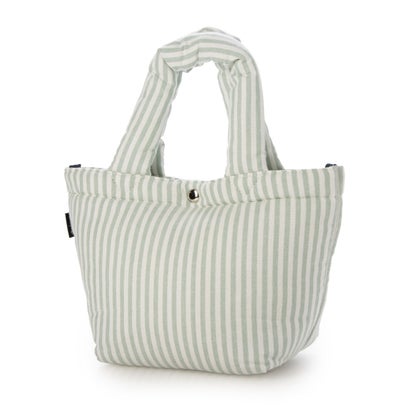 CV OG STRIPE PUFFING LUNCH TOTE （グリーン）｜詳細画像