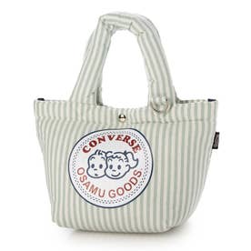 CV OG STRIPE PUFFING LUNCH TOTE （グリーン）