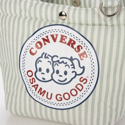 コンバース CONVERSE CV OG STRIPE PUFFING LUNCH TOTE （サックスブルー）｜詳細画像