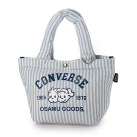 CV OG STRIPE PUFFING LUNCH TOTE （サックスブルー）