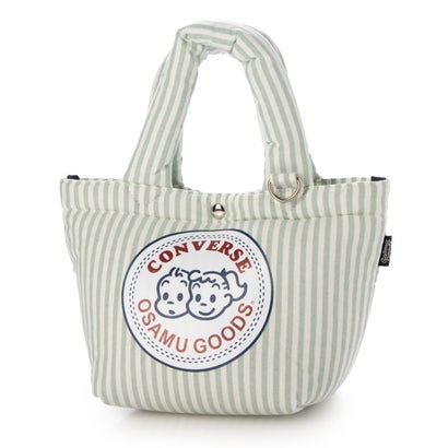 コンバース CONVERSE CV OG STRIPE PUFFING LUNCH TOTE （イエロー）｜詳細画像