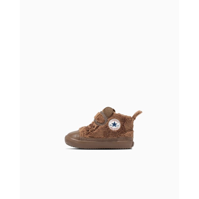 スニーカー キッズ 子供靴 オールスター ボアクマ V 1 37303990 37303991 converse BABY ALL STAR BOAKUMA V-1 （ブラウン）