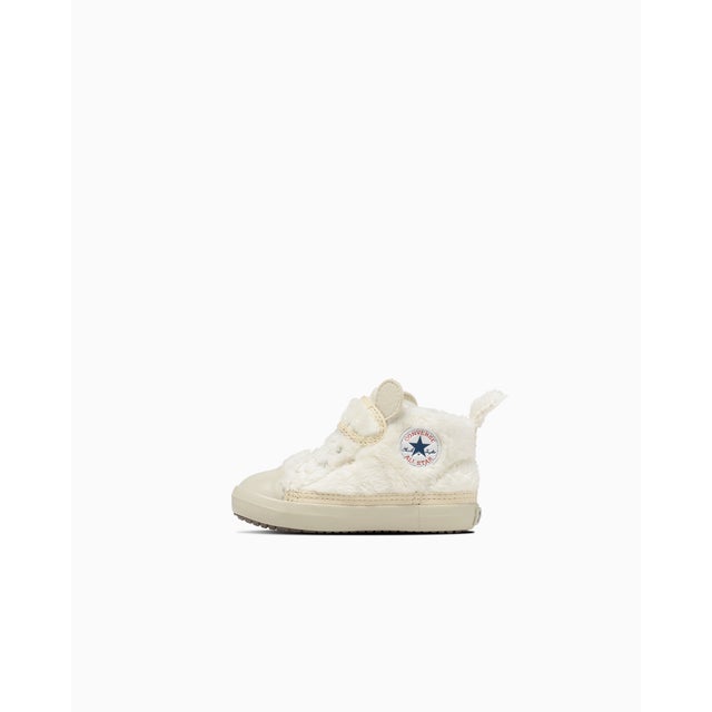 スニーカー キッズ 子供靴 オールスター ボアクマ V 1 37303990 37303991 converse BABY ALL STAR BOAKUMA V-1 （ホワイト）