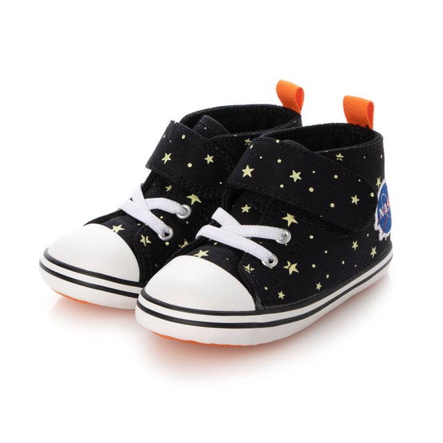 ジュニア スニーカー BABY ALL STAR N SPACEPATCH V-1 ブラック 37301120 （ブラック）