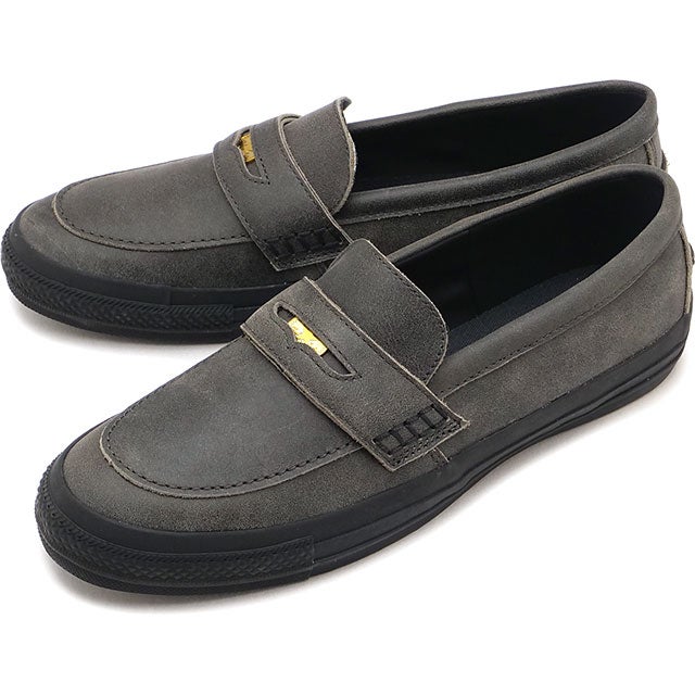 ALL STAR COINLOAFER WAXED LEATHER VINTAGE-BLACK [31319361] （VINTAGE-BLACK）