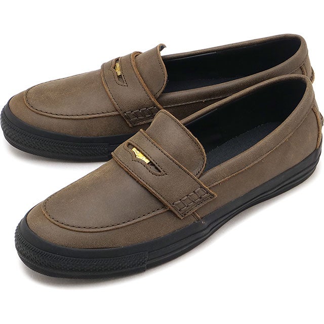 ALL STAR COINLOAFER WAXED LEATHER DARK-BROWN [31319360] （DARK-BROWN）