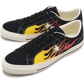 ONE STAR AGED CANVAS IGNT BLACK/RED-FLAME [33703370] （BLACK/RED-FLAME）