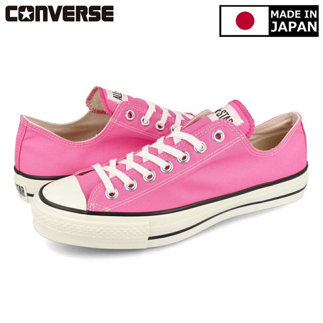 
                    CANVAS ALL STAR J OX 【MADE IN JAPAN】【日本製】 （PINK）
