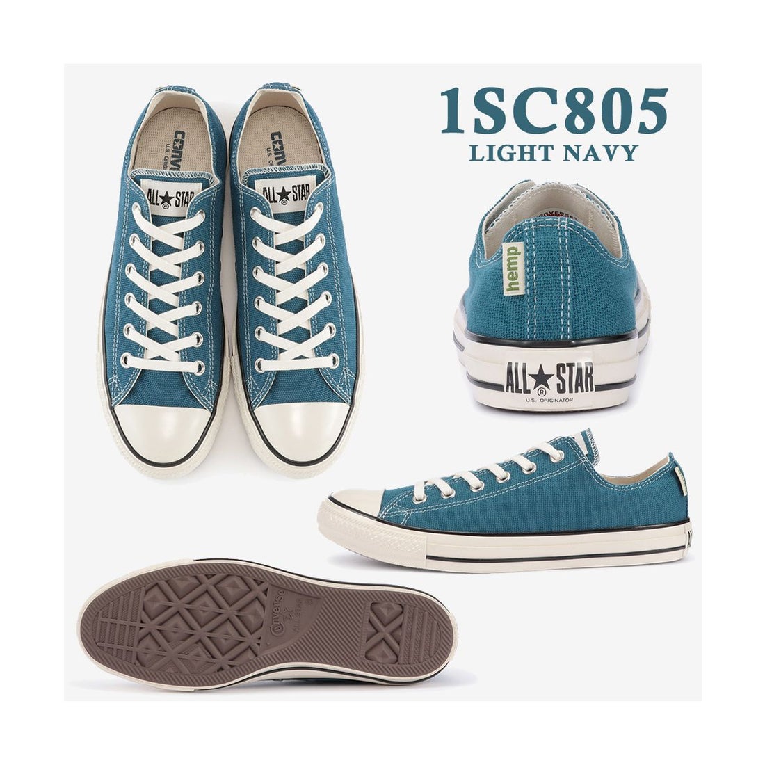 コンバース CONVERSE converse コンバース AS US ヘンプ OX 1SC804 