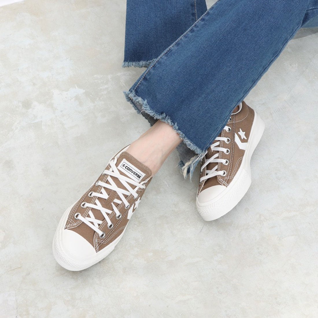 コンバース CONVERSE ブレイクスター SK CV OX （ブラウン 