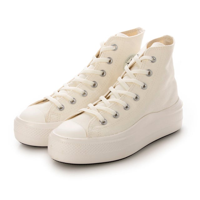 レディース スニーカー ハイカット 厚底 軽量 ALL STAR LIGHT PLTS Ⅱ HI （ホワイト）