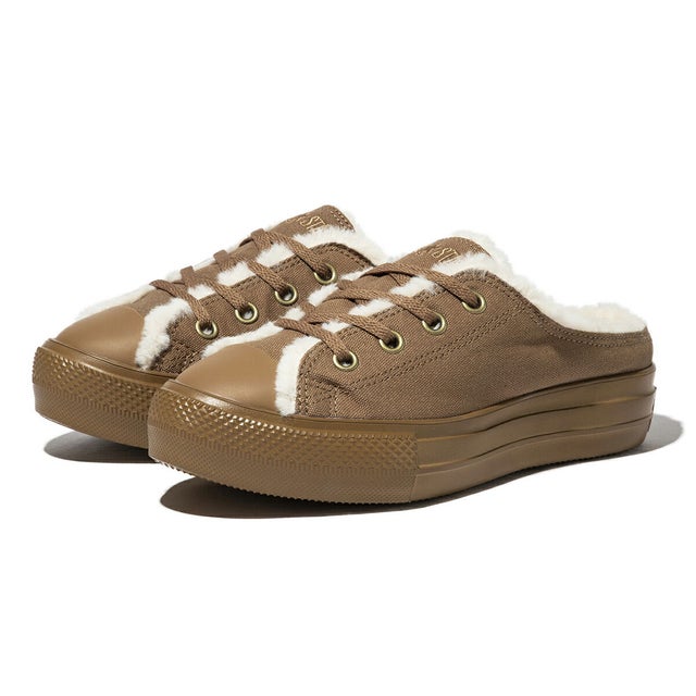 ALL STAR LIGHT PLTS BOA MULE OX（オール スター ライト PLT ボア ミュール OX） （タバコブラウン）