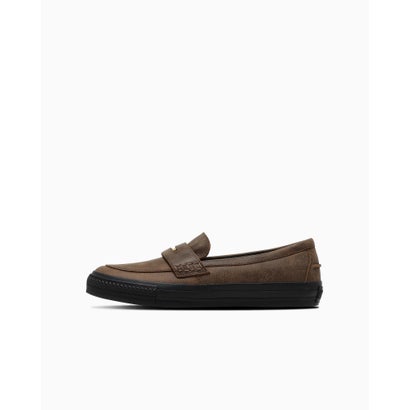ALL STAR COINLOAFER WAXED LEATHER / オールスター コインローファー ワックスドレザー （ダークブラウン）｜詳細画像