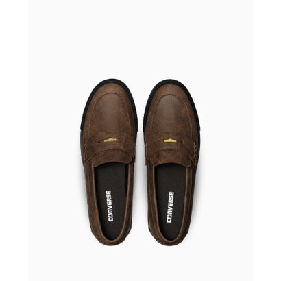 ALL STAR COINLOAFER WAXED LEATHER / オールスター コインローファー ワックスドレザー （ダークブラウン）｜詳細画像