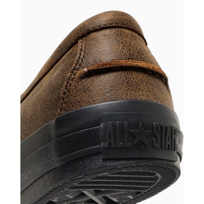 ALL STAR COINLOAFER WAXED LEATHER / オールスター コインローファー ワックスドレザー （ダークブラウン）｜詳細画像