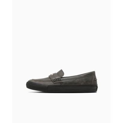 ALL STAR COINLOAFER WAXED LEATHER / オールスター コインローファー ワックスドレザー （ビンテージブラック）｜詳細画像