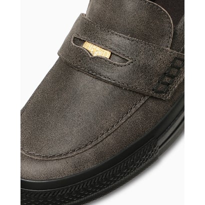 ALL STAR COINLOAFER WAXED LEATHER / オールスター コインローファー ワックスドレザー （ビンテージブラック）｜詳細画像
