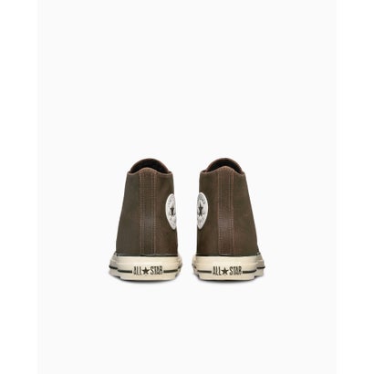 ALL STAR AGED CRACKED LEATHER HI / オールスター エイジド クラックドレザー HI （バーントブラウン）｜詳細画像