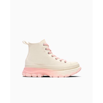 コンバース CONVERSE 【厚底】ALL STAR TREKWAVE GRADATIONSOLE HI / オールスター トレックウエーブ グラデーションソール HI （アイボリー/ペールピンク）｜詳細画像