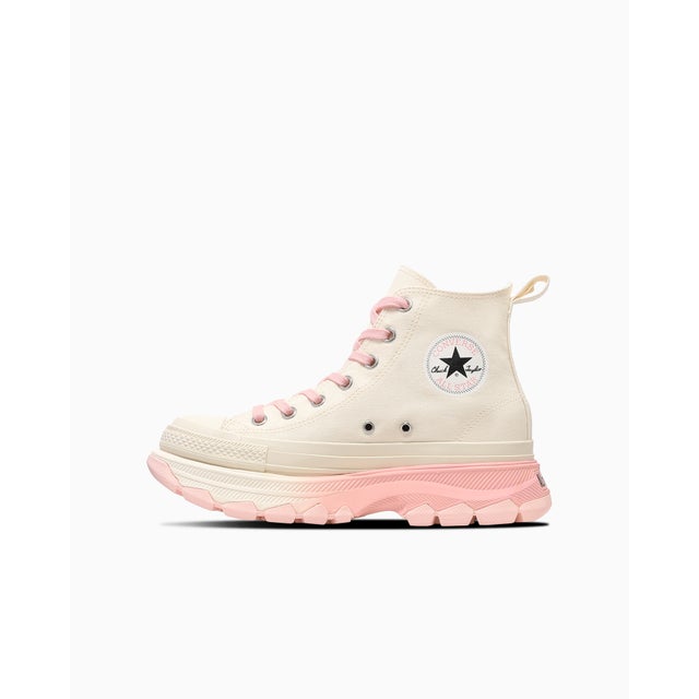 【厚底】ALL STAR TREKWAVE GRADATIONSOLE HI / オールスター トレックウエーブ グラデーションソール HI （アイボリー/ペールピンク）