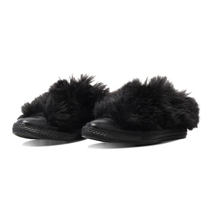 コンバース CONVERSE オールスター ポインテッドトウ ボリュームファースリップ OX（ALL STAR POINTEDTOE VOLUMEFUR SLIP OX） （ブラック）｜詳細画像