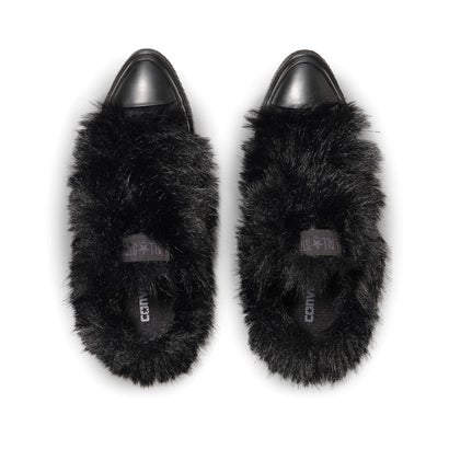 コンバース CONVERSE オールスター ポインテッドトウ ボリュームファースリップ OX（ALL STAR POINTEDTOE VOLUMEFUR SLIP OX） （ブラック）｜詳細画像