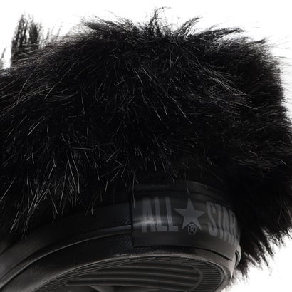 コンバース CONVERSE オールスター ポインテッドトウ ボリュームファースリップ OX（ALL STAR POINTEDTOE VOLUMEFUR SLIP OX） （ブラック）｜詳細画像