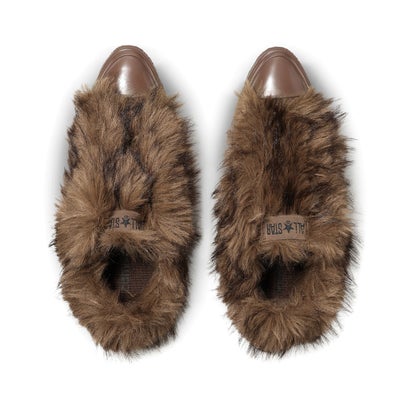 コンバース CONVERSE オールスター ポインテッドトウ ボリュームファースリップ OX（ALL STAR POINTEDTOE VOLUMEFUR SLIP OX） （ウルフブラウン）｜詳細画像