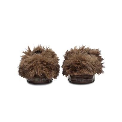 コンバース CONVERSE オールスター ポインテッドトウ ボリュームファースリップ OX（ALL STAR POINTEDTOE VOLUMEFUR SLIP OX） （ウルフブラウン）｜詳細画像